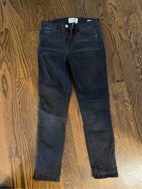 Frame Denim Black Skinny Jeans